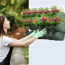 Worth Garden Upgraded 6 Sets (18 Pockets) Self Watering Stackable Vertical Planters - Wall Mounted Plastic Plant Grow Pots for Strawberries Flowers Herbs - Indoor Outdoor Green Wall Decoration (Green) by CozyNest Decor
