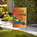 It's 5 O'Clock Somewhere Garden Flag 12x18 Inch Outdoor Decoration Banner Spring Summer Tropical Beach House Flags Yard Farmhouse Garden Deco Indoor Sign, Colour 1 by GreenHaven Gardens