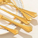 KINGSTONE Gold Silverware Set, 20-piece 18/10 Stainless Steel Flatware Set Cutlery Set for 4, for Kitchen, Home, Wedding, Party, Mirror Polished and Dishwasher Safe, Featured Gifts by CozyNest Decor