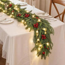 6FT Christmas Norfolk Pine Garland -1PCS, Artificial Pine Needles Garlands Faux Greenery Fake Garland for Holiday Fireplace,Table,Window,Stairs,Mante,Indoor Outdoor Decor by CozyNest Decor