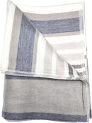 Alpaca Wool Throw Blanket | Super Soft, Lightweight, Breathable and Hypoallergenic | Non-Itchy or Scratchy (Gray White Varicolored, Queen (U.S. Standard)) by CozyNest Decor
