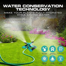 Joeys Sprinkler for Yard, Rotating Garden Sprinkler for Large Area Coverage, Lawn and Yard Sprinklers (Green) by GreenHaven Gardens