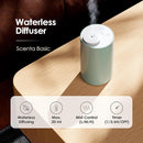 Waterless Diffuser for Essential Oil, Battery Operated Nebulizer, 0.7 Fl.Oz./ 20mL Capacity, Mini Scent Air Machine, 3 Countdown Timers & 3 Mist Levels for Home, Room, Car, Office - AN6 Green Lily by TinyTreasures Baby Boutique