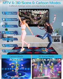 Music Dance Mat for Kids & Adults,Ideal for Fitness Dance Games,64GB Memory Card,899 Games,75 Music Videos,650 Songs.for TV use,Made of Premium Flannel,a Luxurious Gift for Children by TinyTreasures Baby Boutique