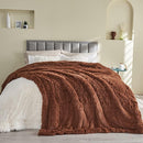 GONAAP Fuzzy Faux Fur Throw Blanket Coffee Super Soft Cozy Plush Fuzzy Shaggy Blanket for Couch Sofa Bed (Coffee, Throw(50"x60")) by CozyNest Decor
