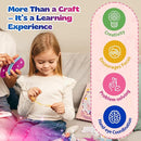 Pinwheel Crafts Beginner Sewing Kit for Kids Ages 5 6 7 8-12+ - Make Your Own Unicorn Purse Kids Sewing Kit - Play & Learn to Sew Craft Box, Girls & Boys Birthday Gifts by TinyTreasures Baby Boutique