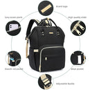 Diaper Bag Backpack, Diaper Bags for Baby Girls Boys, Baby Bags for Moms Dads, Nappy Changing Bag with Insulated Pockets,Multi-functional Waterproof Backpack with Stroller straps-Black by TinyTreasures Baby Boutique