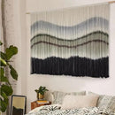 Macrame Wall Hanging Dip-Dye Large Macrame Wall Decor Boho Home Decor Scale Fiber Wall Art Yarn Craftsmanship Art 57" Wx 35" L by CozyNest Decor