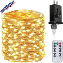 Extra Long 99Ft 300 LED Fairy Lights Plug in with Remote, Waterproof String Lights Outdoor & Indoor 8 modes with Timer, Twinkle Light for Girl's Room Garden Birthday Christmas Decorations (Warm White) by GreenHaven Gardens