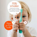 Cherish Baby Care Toddler Toothbrushes 1-2 Years (4-Pack) - BPA-Free & Safety-Tested Kids Toothbrush Kit, Designed by a Pediatric Dentist, Soft-Grip Toothbrush for Kids, My First Toothbrush Set by TinyTreasures Baby Boutique