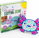 Creative Roots Axolotl Stepping Stone Kit, 7-Inch Paintable Ceramic Stepping Stone, Includes 6 Acrylic Paints, Kids Crafts, Ages 8+ by TinyTreasures Baby Boutique