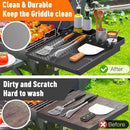 Silicone Grill Mat Compatible with Blackstone, Silicone Griddle Tools with Drip Pad, Spatula Mat for Outdoor Grill Kitchen Counter (Black) by GreenHaven Gardens