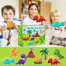 CiyvoLyeen Dinosaur Sewing Kit Dinosaur Felt Animal DIY Crafts for Girls and Boys Educational Sewing for Kids Art Craft Kits for Beginners by TinyTreasures Baby Boutique