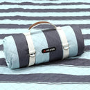 HX&OD Extra Large Picnic Outdoor Blanket, 80”x80” Waterproof Picnic Mat Foldable Camping Blanket Portable with Carry Strap for Beach Mat Outdoor Camping Party(Grey&Green) by TinyTreasures Baby Boutique