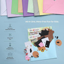 20 Arts & Crafts Kit for Kids, All-Inclusive, No Mess Craft Kits & Supplies for Boys & Girls – DIY Creative Activity, Easy Step-by-Step Guide, Individually Packaged Crafts, Christmas Gift, Travel Gift by TinyTreasures Baby Boutique