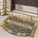 Durable Welcome Door Mats, 24"x36" Heavy-Duty Large Outdoor Mat for Front Door with Non-Slip Rubber Backing for Outside Entry, Garage, Patio, High Traffic Area by CozyNest Decor