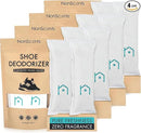 NonScents Shoe Deodorizer 4-Pack (8 Count) - Odor Eliminator, Air Freshener, Smell Absorber, Scent Remover for Shoes, Gym Bags, Soccer Cleats, Closets, Pet Area, Reusable - Shoe Deodorant by CozyNest Decor