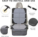 Car Seat Protector for Child Car Seat, 2 Pack Baby Car Seat Covers with Mesh Pockets & Non-Slip Backing 600D Durable Seat Protector Under Baby Car Seat for Car Back Seat (Stripe, Large) by TinyTreasures Baby Boutique