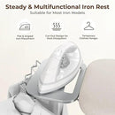 Yaheetech Foldable Ironing Board, Heavy Duty Iron Board with 9 Adjustable Heights, 4 Layer Cover and Safety Iron Rest, 52X14 Compact and Space Save Iron Board for Home Laundry Room Use, Beige by CozyNest Decor