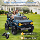 ENYOPRO 2 Seater Ride On Car for Kids, 24v Licensed Ford Bronco Raptor Electric Power Ride On Truck Toy with Remote Control, 4 Wheels Shock Absorption, Soft Start, Bluetooth, Radio, 3 Speed - Blue by TinyTreasures Baby Boutique