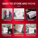 ZCHENBS® – Mattress Bags for Moving and Storage,Mattress Bag with Zippers,5 Mil Ultra-Thick Bed Bag,Waterproof,Anti-Tear,Heavy-Duty Mattress bag (Transaparent/Red, Queen-(1 Pack)) by TinyTreasures Baby Boutique