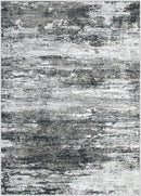 Washable Rug 8x10 Area Rugs for Living Room: Large Neutral Soft Rug Abstract Non Slip Low Pile Modern Carpet for Bedroom Kitchen Nursery Office Dining Room Indoor (Black, 8'x10') by TinyTreasures Baby Boutique