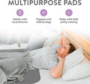 Inspire Underpads | Stain Hiding Gray Reusable Incontinence Bed Pads | Waterproof Mattress Pad | for Adults Babies and Dogs (34 X 52) by TinyTreasures Baby Boutique