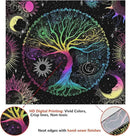 AACKart Blacklight Tapestry for Bedroom - Spiritual Tree of Life Wall Tapestry Glow in the Dark Wall Hanging 90.5 x 70.8 inches by CozyNest Decor