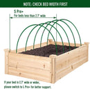 MAXPACE Greenhouse Hoops for DIY Grow Tunnels Less Than 2.7ft Wide, Rust-Free Fiberglass Support Hoops Frame for Garden Fabric, Plant Support Garden Stakes, Gardening Supplies, 25pcs by GreenHaven Gardens