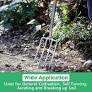 Berry&Bird Gardening Digging Fork, 4-Tine Stainless Steel Pitchfork, 43.9" Heavy Duty Spading Fork with D-Grip Handle and Ergonomic Ash Wood Handle for Digging, Planting, Cultivating, Aerating by GreenHaven Gardens