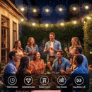 4 Pack Solar Firework String Lights 800 LED 8 Modes Waterproof Hanging Fairy Light, Starburst Light for Party Garden Decoration (Warm White) by GreenHaven Gardens