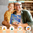PERRYHOME 3PCS Sticker by Number Paint Books for Kids Ages 4-8, Dinosaur Animal Space Themes Sticker Activity Books, Boys Crafts Party Birthday Christmas Gifts Toys by TinyTreasures Baby Boutique