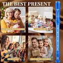 Soprano Recorder for Kids Beginners, German Fingering, C Key, 3 Piece with Cleaning Rod, Bag, Fingering Chart (Crystal Blue)… by TinyTreasures Baby Boutique