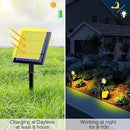 2W Solar Spotlights,T-SUNRISE IP65 Waterproof Outdoor Solar Lights Landscape Lighting Wall Light Auto On/ Off with 2 Warm White Dual Spot Headlamp for Tree,Patio, Yard, Garden by GreenHaven Gardens