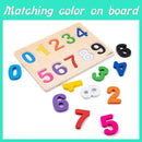 Magnetic Wooden Educational Number Puzzle - Learn Numbers & Color Recognition Toy – Toddler Preschool Game – Kids Montessori Education by TinyTreasures Baby Boutique