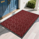 Yimobra Front Door Mat Outdoor Indoor 60x36, All-Season, All-Weather, Heavy Duty Welcome Door Mats Outside Entrance, Non Slip Porch Patio Entrance Mat, Red by CozyNest Decor