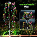Solar Garden Lights Outdoor Decorative Waterproof, 69LED Swaying Tree Solar Lights for Outside, Butterfly Flower Lights Solar Power Yard Decor for Pathway Patio Lawn Decorations by GreenHaven Gardens