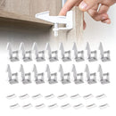Inaya 16-Pack Cabinet Locks, Child Safety Latches - Baby Proofing Cabinets and Drawer Locks - 3M Adhesive - No Drilling & No Tools Required - Child Proof Your Home by TinyTreasures Baby Boutique