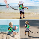 Accmor Toddler Harness Leash + Anti Lost Wrist Link, Cute Dinosaur Kids Leash Walking Harness, Baby Leashes for Toddlers, Child Harness Leash Wristband Assistant Strap Belt for Boys Girls Outdoor by TinyTreasures Baby Boutique