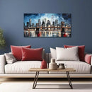 Brooklyn Bridge Canvas Wall Art Living Room City Wall Decor for Office Modern Pictures for Bedroom Wall Decor 20 x 40 Inch by CozyNest Decor