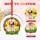 Personalized Dog Photo Christmas Ornaments 2025, Puppy Dog Cat First Christmas Ornaments, Pet Memorial Gifts for Dog Lovers, Pet Lovers by TinyTreasures Baby Boutique
