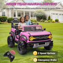 ENYOPRO 24V Ride On Toys for Big Kids, Licensed Ford Bronco Raptor 2 Seater Kids Electric Vehicle, Battery Powered Ride On Car Jeeps w/Remote Control, Bluetooth, 3 Speed, LED Lights for Ages 3+, Pink by TinyTreasures Baby Boutique