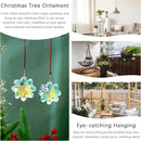 HDCRYSTALGIFTS 2PCS Crystal Prisms Suncatchers for Windows Christmas Ornaments,Lucky Four Leaf Clover Rainbow Maker Hanging Prism Sun Catchers for Home Garden Decoration,45mm by GreenHaven Gardens