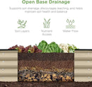 Best Choice Products 8x2x1ft Outdoor Metal Raised Garden Bed, Oval Deep Root Planter Box for Vegetables, Flowers, Herbs, and Succulents w/ 108 Gallon Capacity - Beige by GreenHaven Gardens