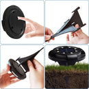 K.E.J. Solar Ground Lights 12 Pcs Disk Lights Outdoor - Waterproof In-Ground Lights,Solar Landscape Lighting as Valentine's Day Decorations Outdoor for Garden Pathway Yard Deck Walkway Driveway by GreenHaven Gardens