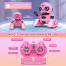 Robot Toys for Boys and Girls, Rechargeable Remote Control Robot with Auto-Demonstration, Light Projection, Dance Moves, Music, and Gesture Sensing –Toy Robot Gifts for 3,4,5,6 year old Girls (Pink) by TinyTreasures Baby Boutique