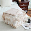 UKELER Camel Faux Fur Throw Blanket 50''x60'' Decorative Shaggy Velvet Blanket Fluffy Cozy Plush Warm Bed Throws for Couch, Sofa, Office, Camping by CozyNest Decor