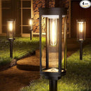 Solar Pathway Lights Outdoor,IP65 Waterproof Auto On/Off Solar Garden Lights Solar Powered Landscape Lighting for Yard Patio Walkway (4) by GreenHaven Gardens