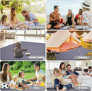Waterproof Picnic Blanket 80 * 80 in Portable with Carry Strap for Beach Mat or Family Outdoor Camping Party, Park Blanket for Grass Park, Hiking, Travel by TinyTreasures Baby Boutique
