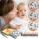 OKOOKO Black and White High Contrast Soft Baby Books 2PCS Washable Tummy Time Toy Crib Stroller Toy Montessori Sensory Toy Early Education for Newborn Baby Infant 0-6 6-12 Months by TinyTreasures Baby Boutique